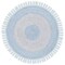 Safavieh 5 x 5 ft. Cape Cod Round Area Rug, Blue & Grey CAP228M-5R - alternate 1